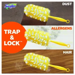Swiffer 360° Duster Refills, Yellow, 6 Refills Per Box, Carton Of 4 Boxes