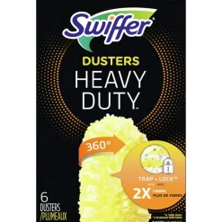 Swiffer 360° Duster Refills, Yellow, 6 Refills Per Box, Carton Of 4 Boxes