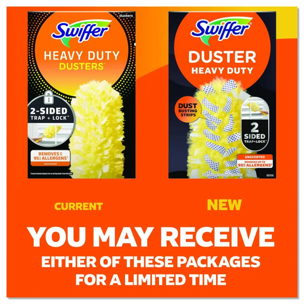 Swiffer 360° Duster Refills, Yellow, 6 Refills Per Box, Carton Of 4 Boxes
