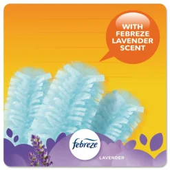 Swiffer Dusters Refill, DustLock Fiber, Lavender Vanilla Scent, Light Blue, 10/Box, 4 Boxes/Carton
