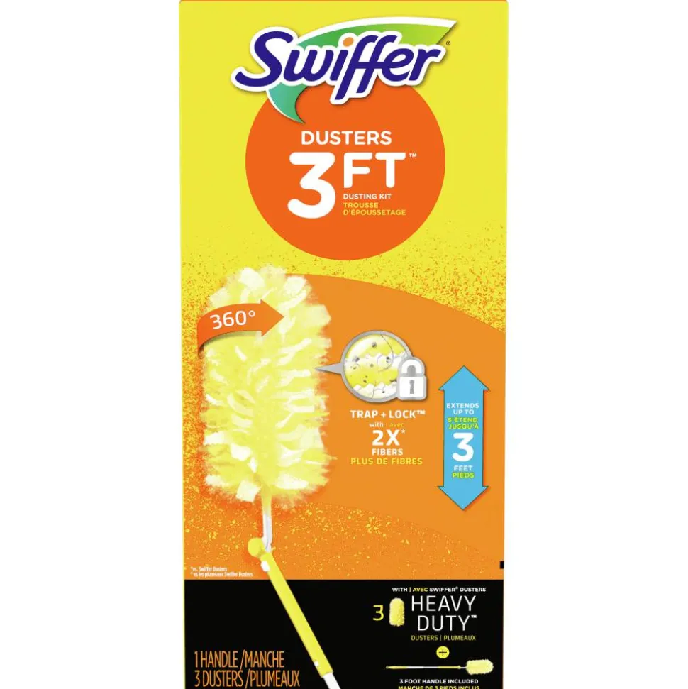 Swiffer Extension-Handle Duster Kits, 3' Handle, Case Of 6