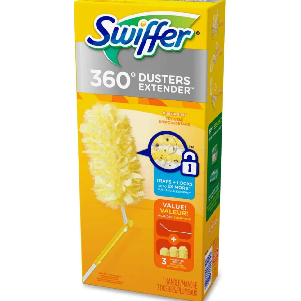 Swiffer Extension-Handle Duster Kits, 3' Handle, Case Of 6