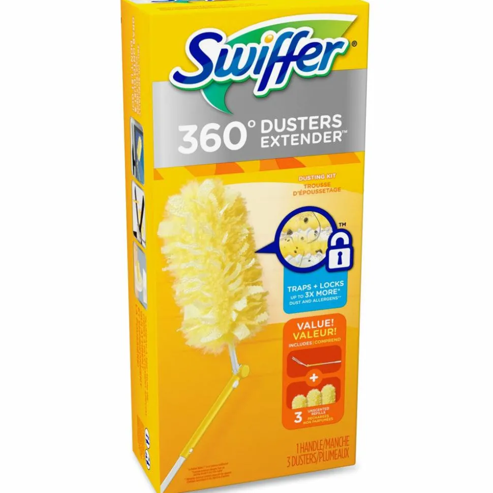 Swiffer Extension-Handle Duster Kits, 3' Handle, Case Of 6
