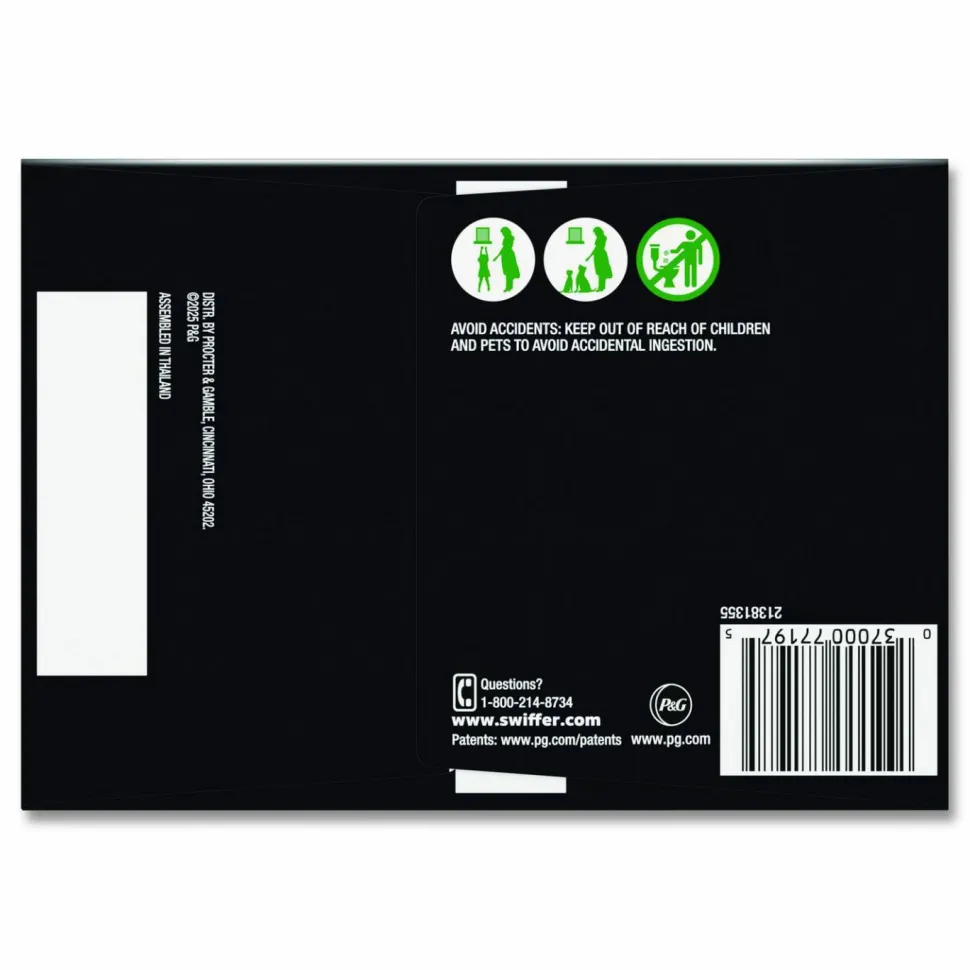 Swiffer Heavy-Duty Dry Refill Cloths, 10.3 x 7.8, White, 20/Pack, 4 Packs/Carton