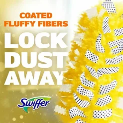 Swiffer Heavy Duty Dusters Starter Kit, Handle Extends to 3 ft, 1 Handle with 12 Duster Refills