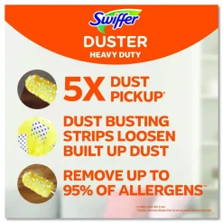 Swiffer 360 Heavy Duty Extendable Starter Dusting Kit, 3 Refills and One 6