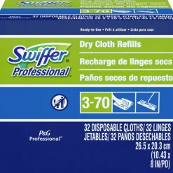 Swiffer Professional Regular Dry Cloth Sweeping Pad Refills for Swiffer Sweeper (32 Refills per Box)