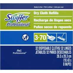 Swiffer Professional Regular Dry Cloth Sweeping Pad Refills for Swiffer Sweeper (32 Refills per Box)