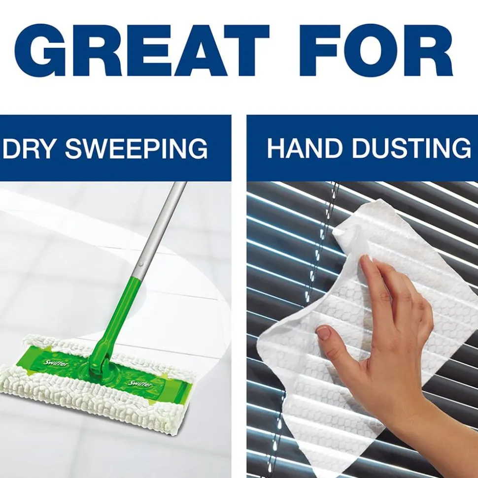 Swiffer Professional Regular Dry Cloth Sweeping Pad Refills for Swiffer Sweeper (32 Refills per Box)