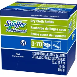 Swiffer Professional Regular Dry Cloth Sweeping Pad Refills for Swiffer Sweeper (32 Refills per Box)