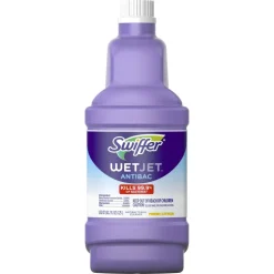 Swiffer WetJet Antibacterial Multipurpose Floor Cleaner, Fresh Citrus Scent, 42.2 Oz Bottle