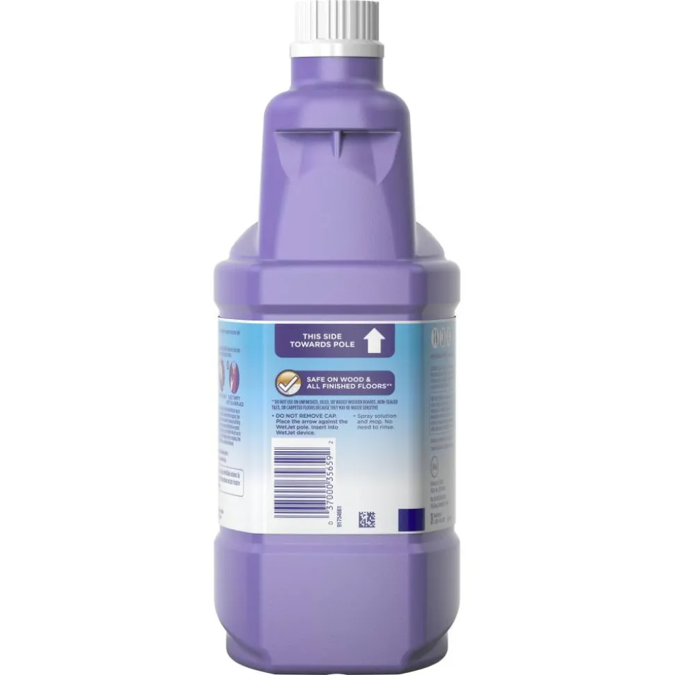 Swiffer WetJet Antibacterial Multipurpose Floor Cleaner, Fresh Citrus Scent, 42.2 Oz Bottle