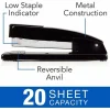 Swingline Commercial Desk Stapler, 20 Sheets Capacity, Black