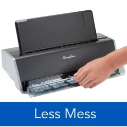 Swingline Model 535 3-Hole Electric Punch, Black/Gray