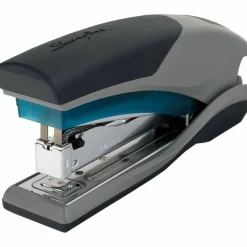 Swingline Optima 25 Reduced Effort Stapler, 25 Sheets Capacity, Blue/Gray