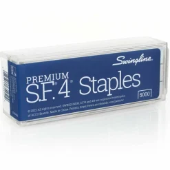 Swingline S.F. 4 Premium Staples, 1/4" Full Strip, Box Of 5,000
