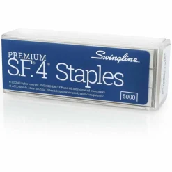 Swingline S.F. 4 Premium Staples, 1/4" Full Strip, Box Of 5,000