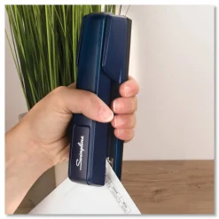 Swingline 747 Classic Stapler, 20 Sheets, Royal Blue - 20 Sheets Capacity - 210 Staple Capacity - Full Strip - 1/4