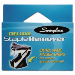 Swingline Deluxe Staple Remover, Extra Wide, Steel Jaws, Black