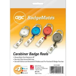Swingline GBC Carabiner ID Badge Reel