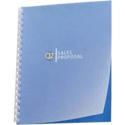 Swingline GBC ClearView Presentation Covers, Clear Frost, Pack Of 25