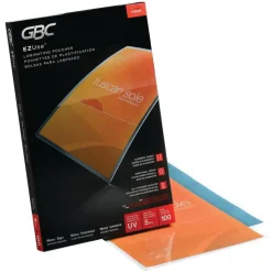 Swingline GBC EZUse Laminating Pouches, Menu Size, 5 Mil, Clear, 100/Pack