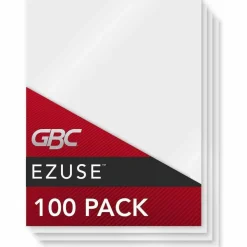 Swingline GBC EZUse Laminating Pouches, Menu Size, 5 Mil, Clear, 100/Pack