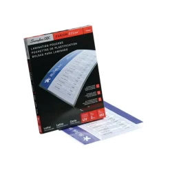 Swingline GBC EZUse Laminating Pouches, Letter Size, 3 Mil, Clear, 100/Pack