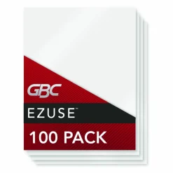 Swingline GBC EZUse Laminating Pouches, Letter Size, 3 Mil, Clear, 100/Pack