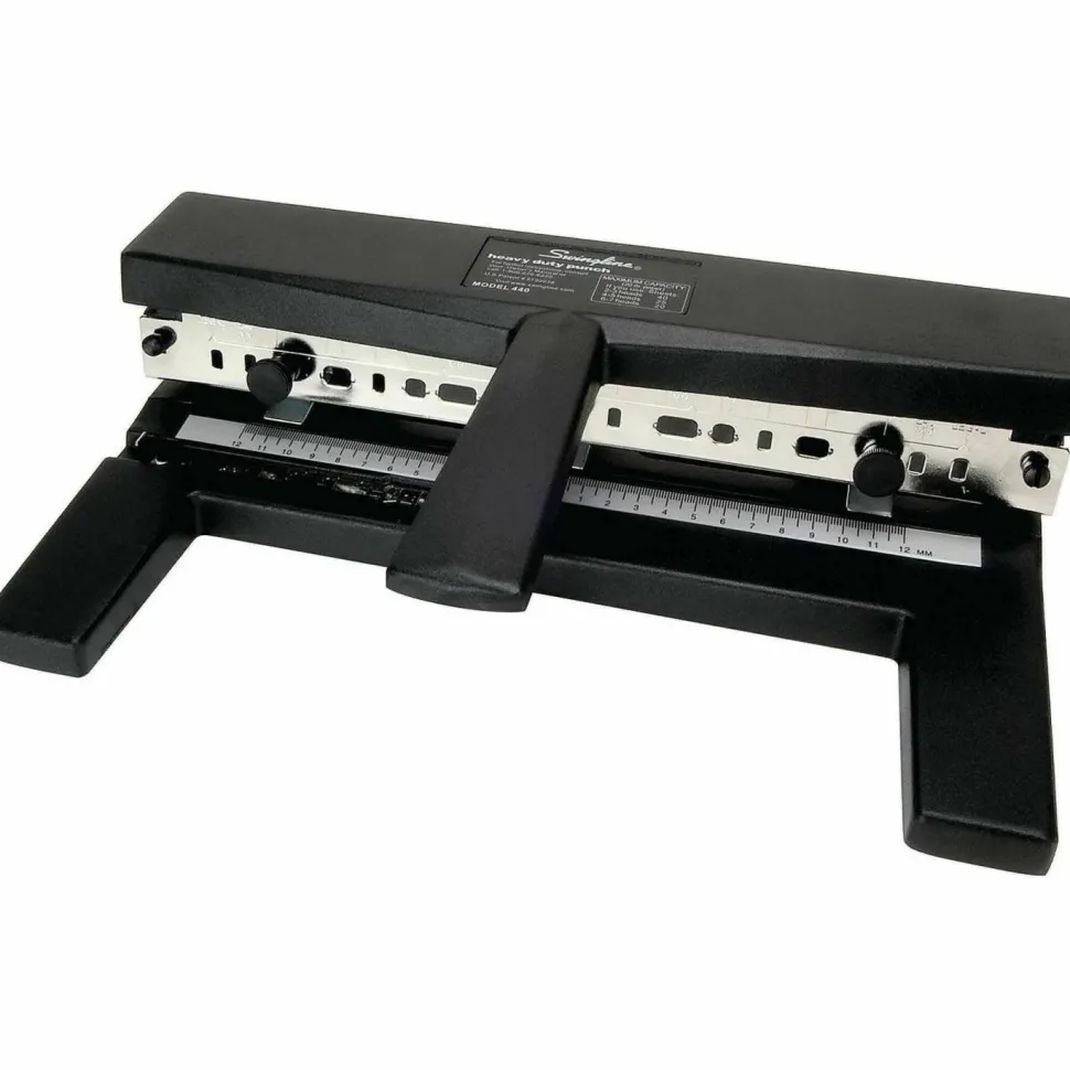 Swingline Heavy-Duty Paper Punch, Black