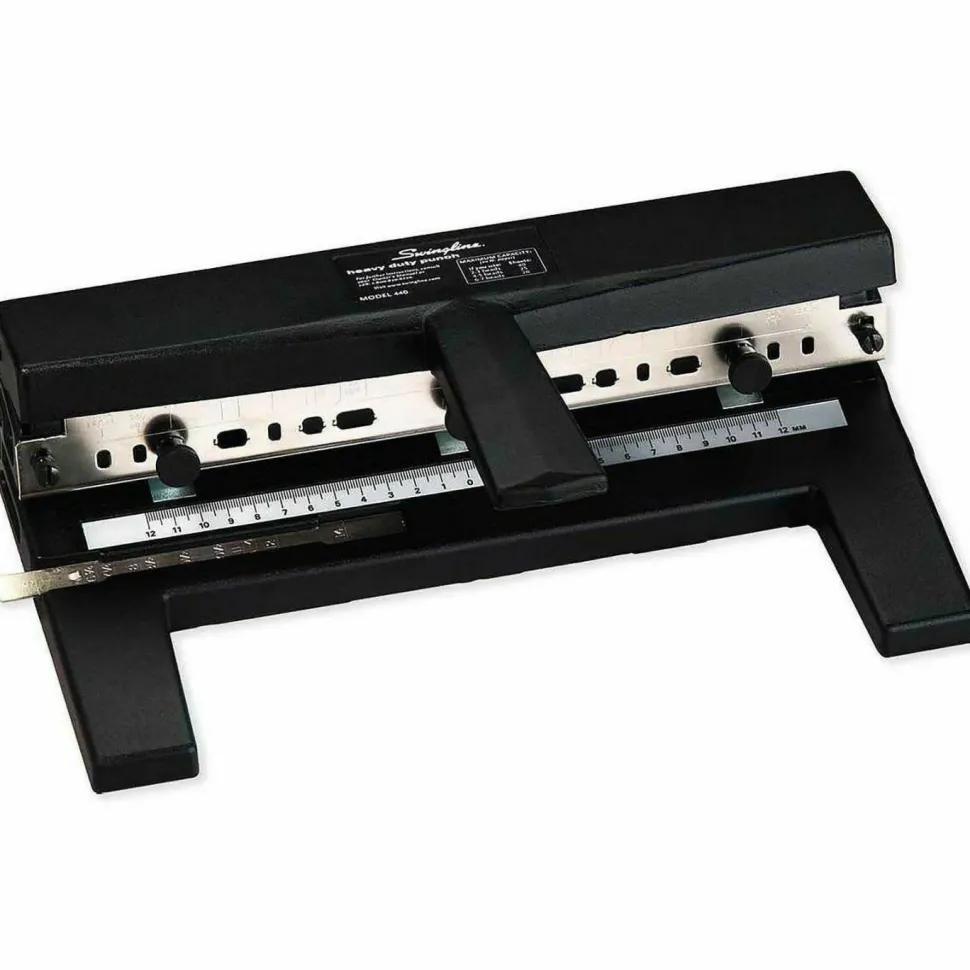 Swingline Heavy-Duty Paper Punch, Black