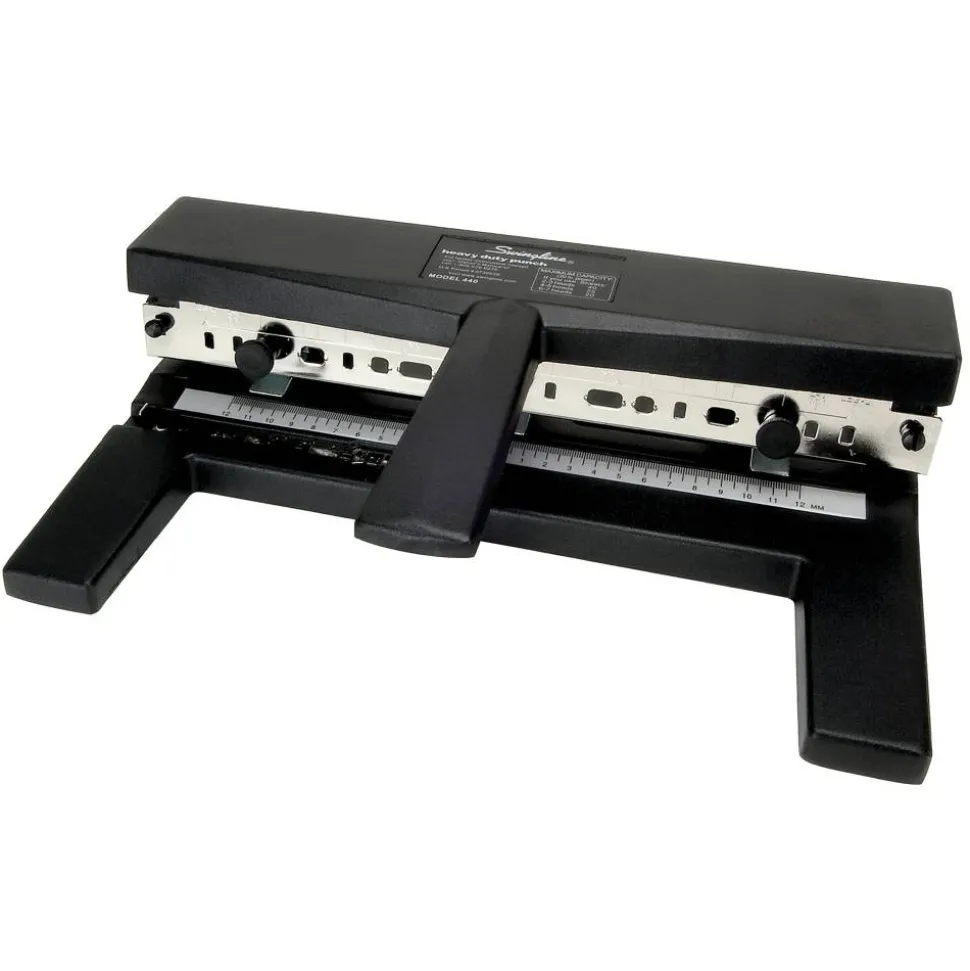 Swingline Heavy-Duty Paper Punch, Black