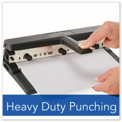 Swingline Heavy-Duty Paper Punch, Black