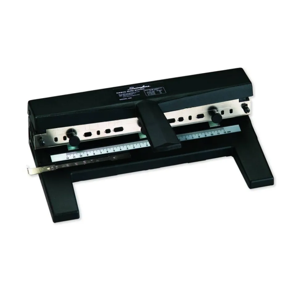 Swingline Heavy-Duty Paper Punch, Black