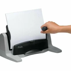 Swingline LightTouch Heavy-Duty Paper Punch, Charcoal/Gray