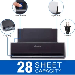 Swingline Model 532 2-Hole Punch, Black/Gray
