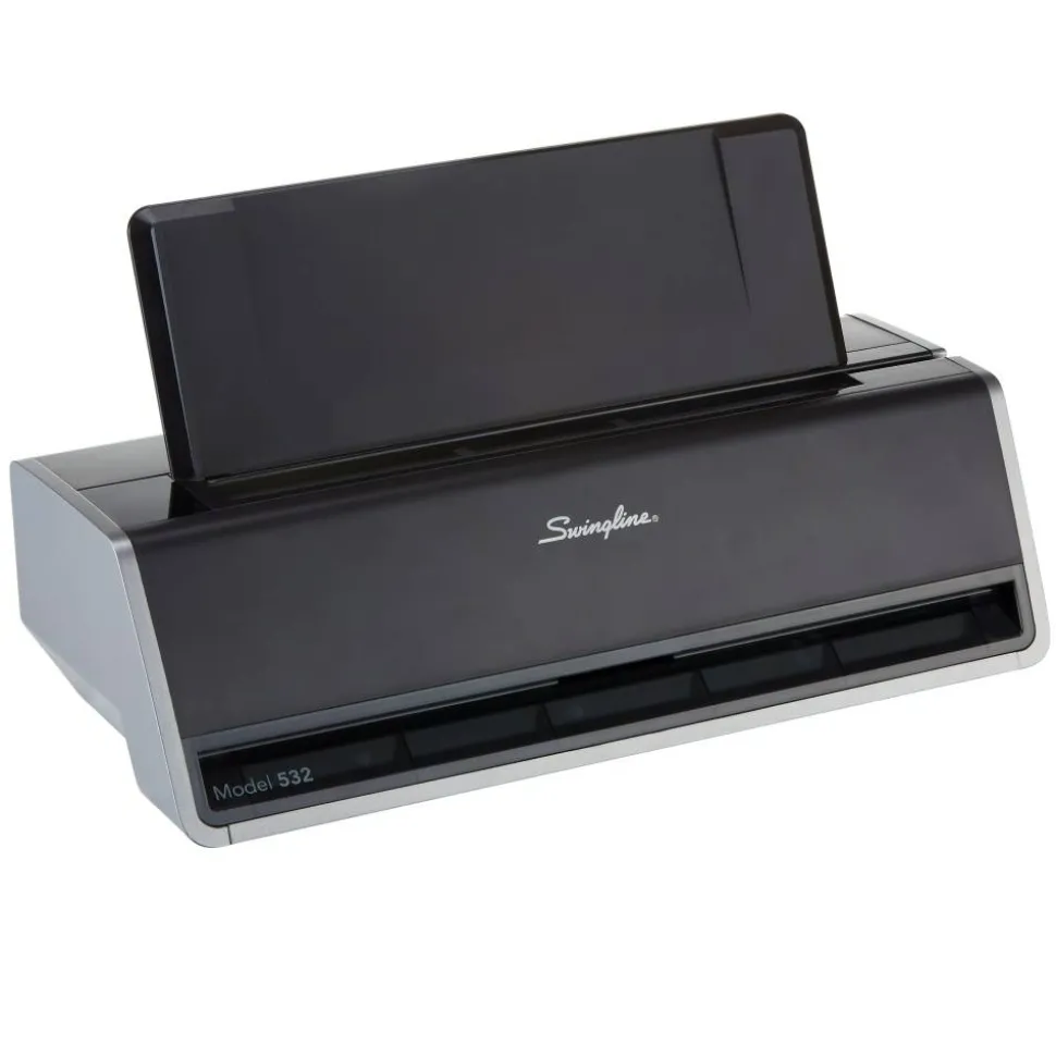 Swingline Model 532 2-Hole Punch, Black/Gray