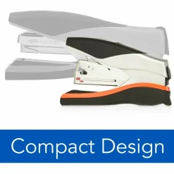 Swingline Optima 40 Compact Stapler, 40 Sheets Capacity, Black/Silver