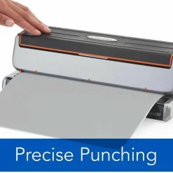 Swingline Optima 20 Electric Punch, Black/Silver