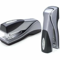 Swingline Optima Grip Compact Stapler, 25 Sheets Capacity, Silver