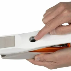 Swingline Optima 25 Reduced Effort Stapler, 25 Sheets Capacity, Orange/Gray
