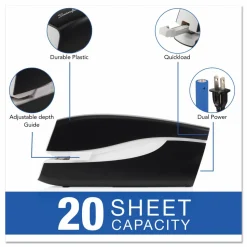 Swingline Portable Electric Stapler, Black