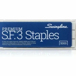 Swingline S.F. 3 Premium Staples, 1/4" Half Strip, Box Of 5,000