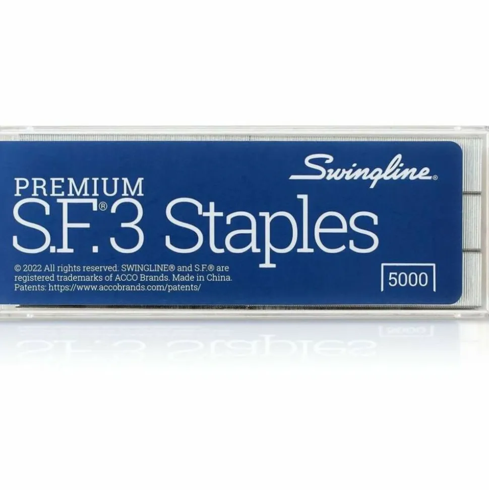 Swingline S.F. 3 Premium Staples, 1/4" Half Strip, Box Of 5,000
