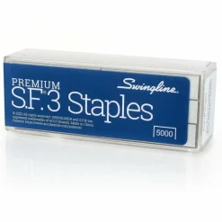 Swingline S.F. 3 Premium Staples, 1/4" Half Strip, Box Of 5,000