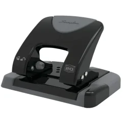 Swingline SmartTouch 2-Hole Low-Force Punch, 20-Sheet Capacity