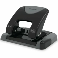 Swingline SmartTouch 2-Hole Low-Force Punch, 20-Sheet Capacity