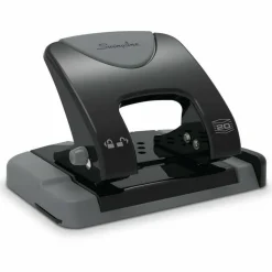 Swingline SmartTouch 2-Hole Low-Force Punch, 20-Sheet Capacity