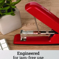 Swingline 747 Stapler, 25 Sheets Capacity, Rio Red