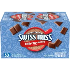 Swiss Miss Hot Cocoa, 0.73 Oz, Box Of 50 Packets